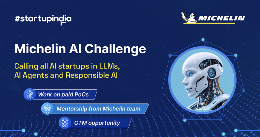 Michelin Launches AI Startup Challenge with DPIIT and Startup India